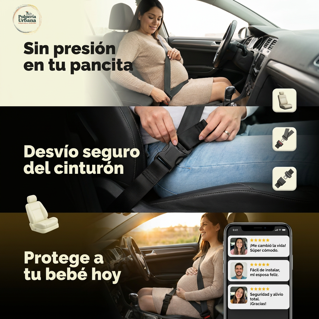 SafeMamá — Adaptador de cinturón para embarazadas
