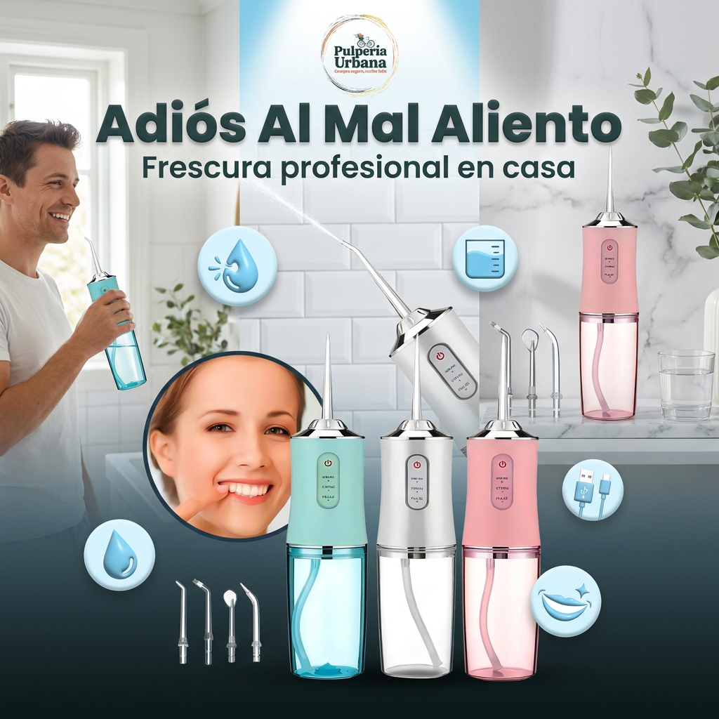 AquaFresh Pro — Irrigador Bucal Anti Mal Olor