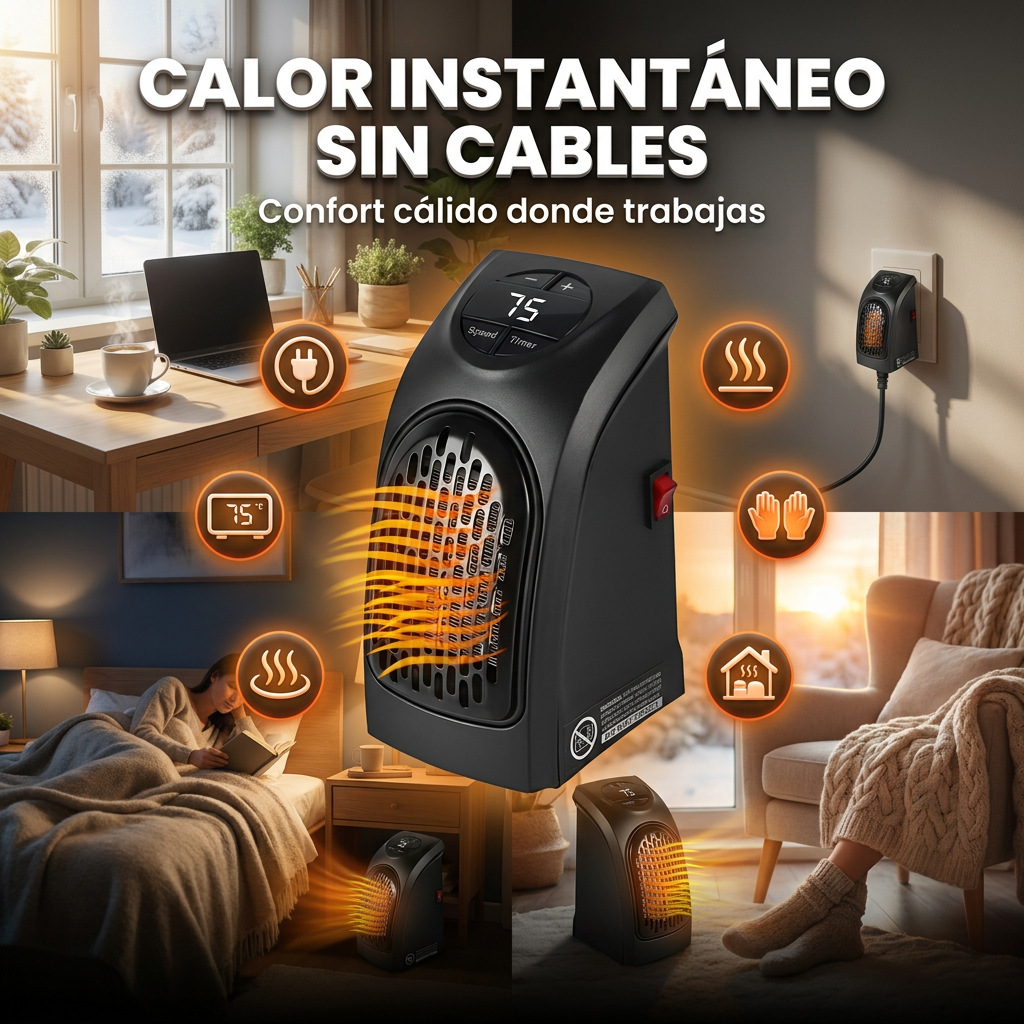 HeatZen — Calefactor portátil compacto