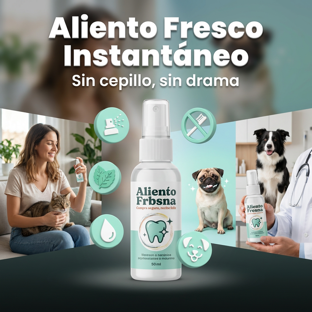 AlientoFresh — Spray Oral para Mascotas