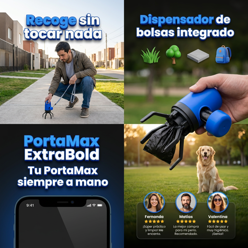 PortaMax — recogedor portátil para mascotas