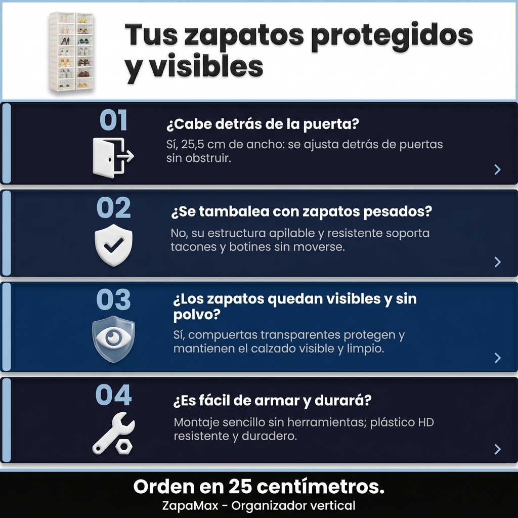 ZapaMax — Zapatero Organizador Vertical 6 Pisos