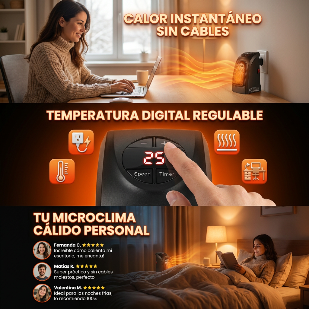 HeatZen — Calefactor portátil compacto