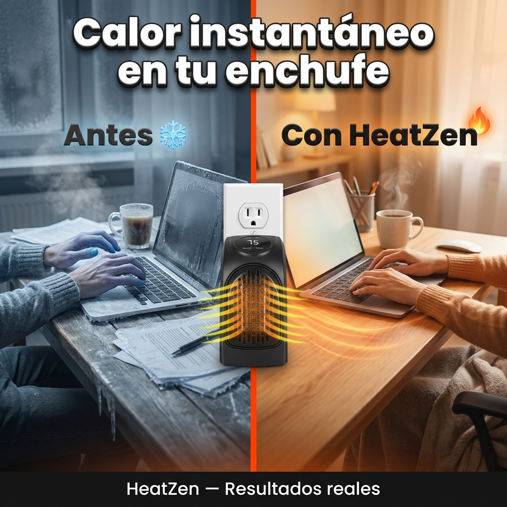 HeatZen — Calefactor portátil compacto