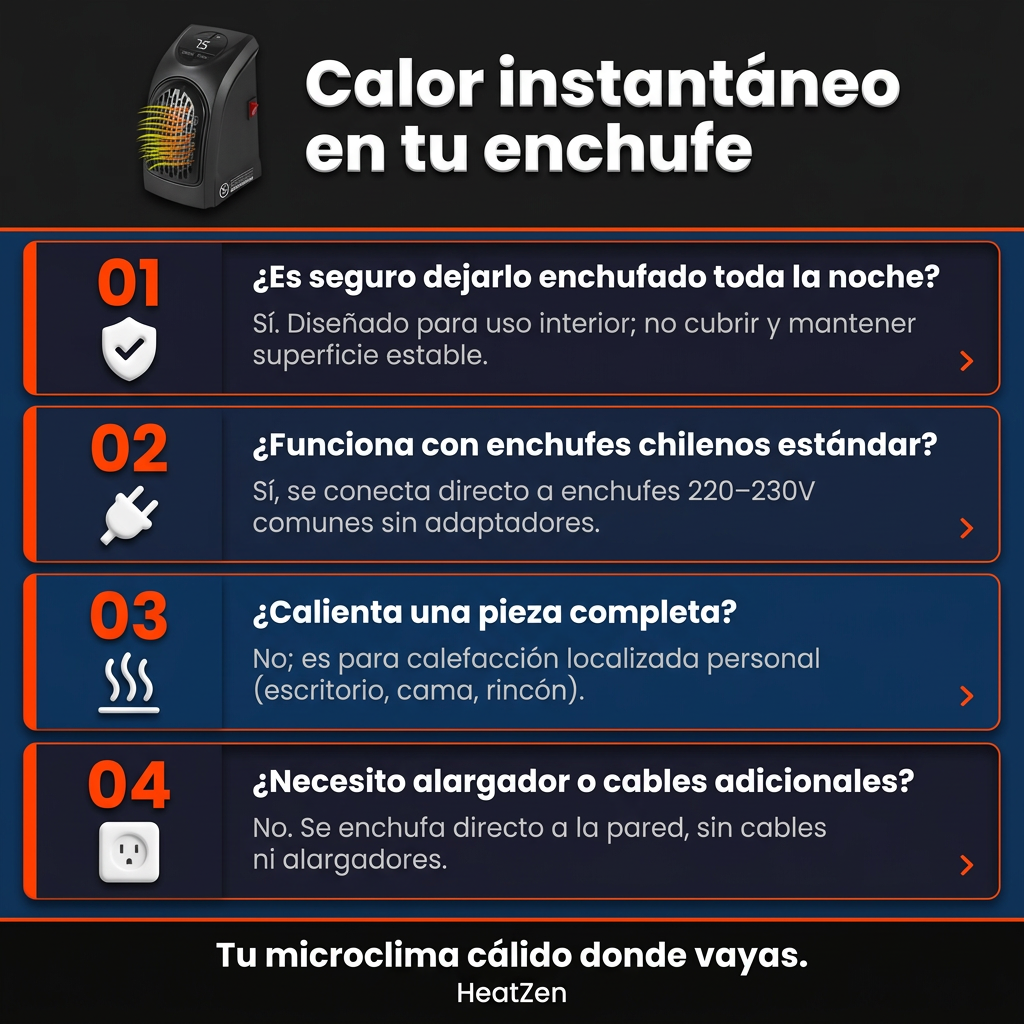 HeatZen — Calefactor portátil compacto