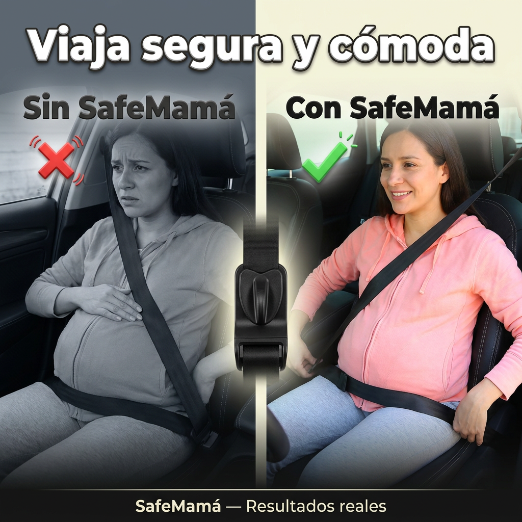 SafeMamá — Adaptador de cinturón para embarazadas