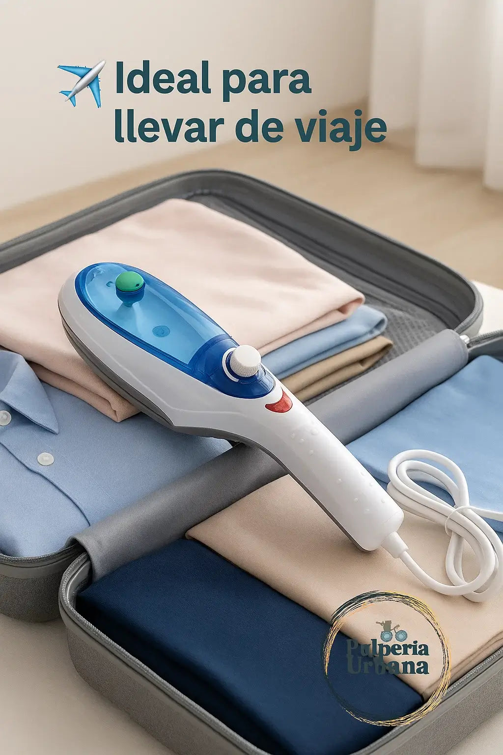 🌟 PLANCHA DE VAPOR PORTÁTIL