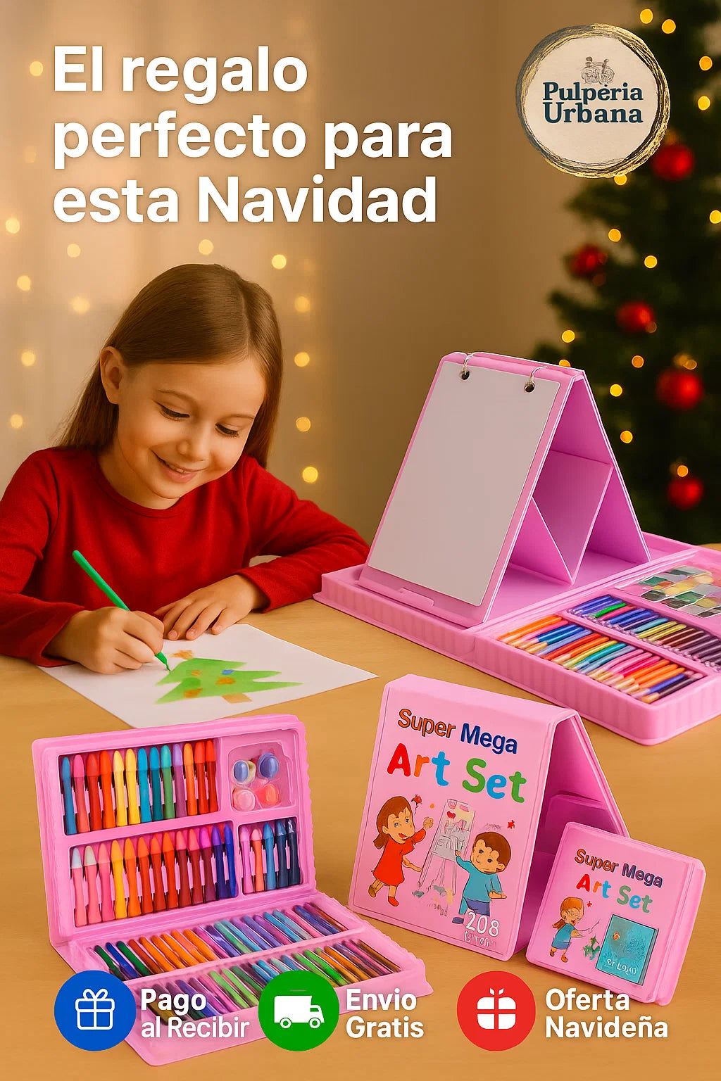 Pequeños Artistas – Maletín Creativo 208 pcs.