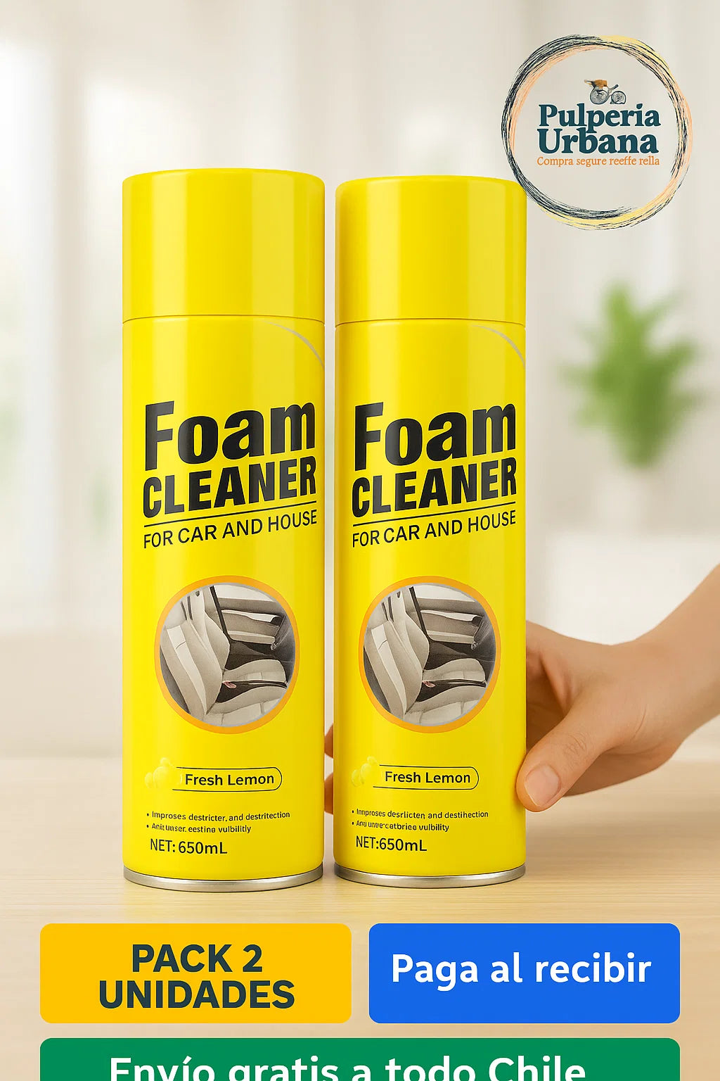 Limpiador Espuma Multiusos Foam Cleaner