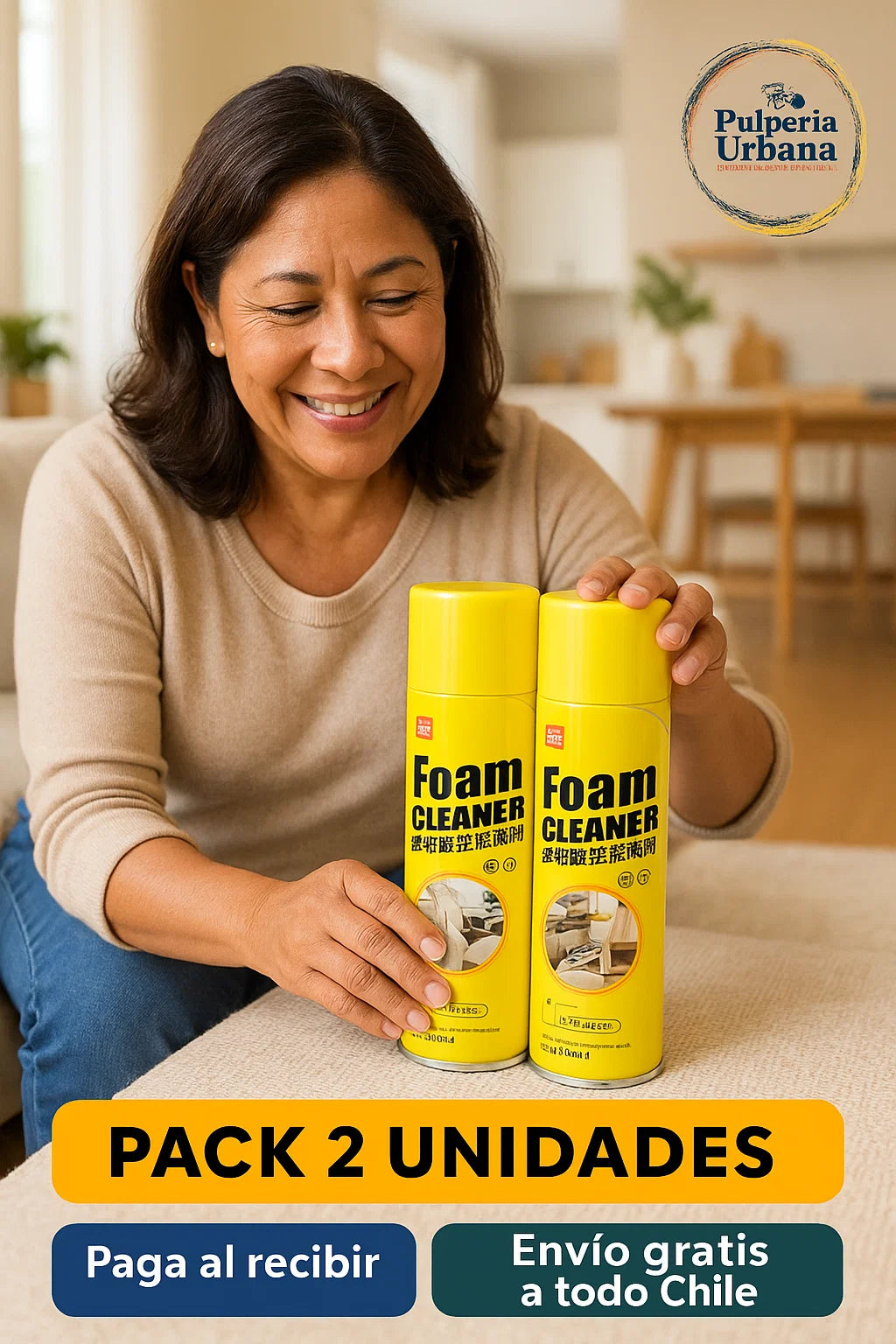 Limpiador Espuma Multiusos Foam Cleaner