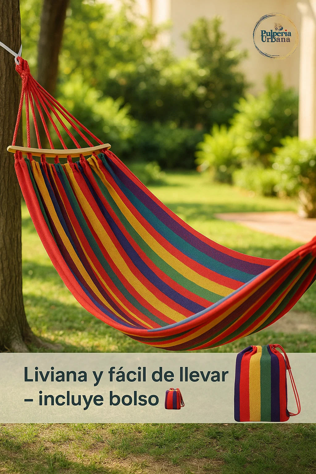 Hamaca Colgante Camping 75x195 Cm