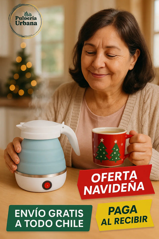 Hervidor Eléctrico Portátil Mini Plegable