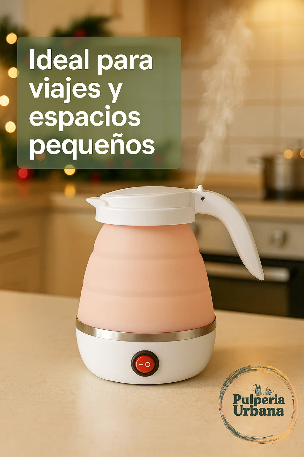 Hervidor Eléctrico Portátil Mini Plegable