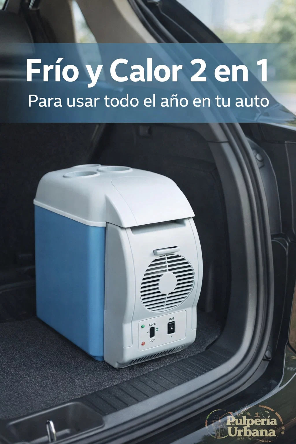 Mini Cooler con Portavasos