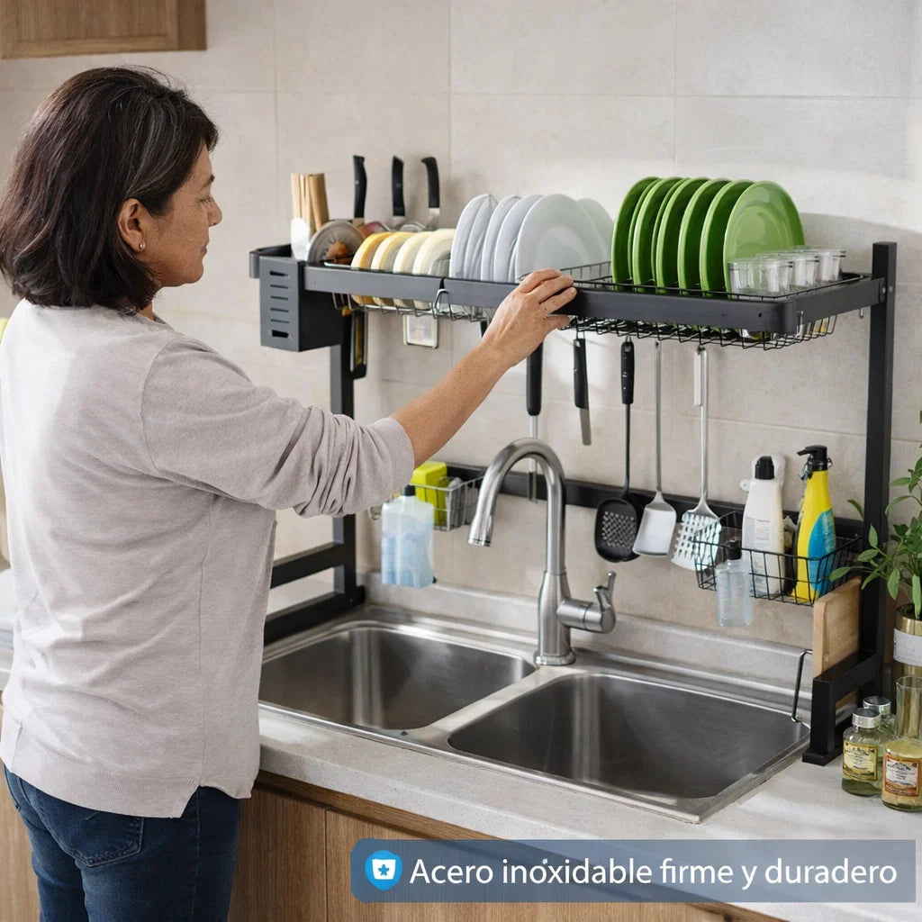 Rack Escurridor Seca Plato 85cm