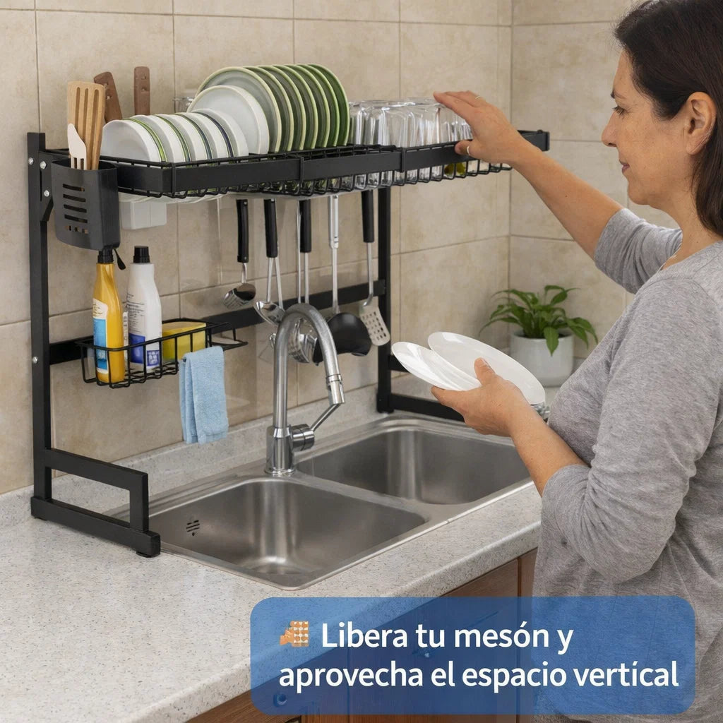 Rack Escurridor Seca Plato 85cm