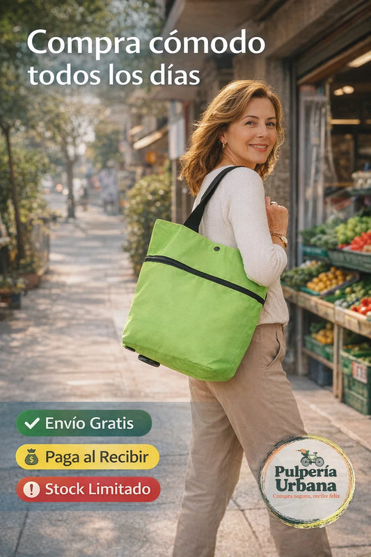 Bolso Plegable Con Ruedas | 2 en 1