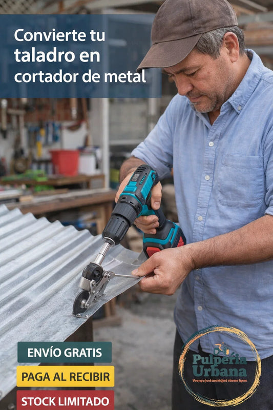 Adaptador Cortador De Lata Para Taladro