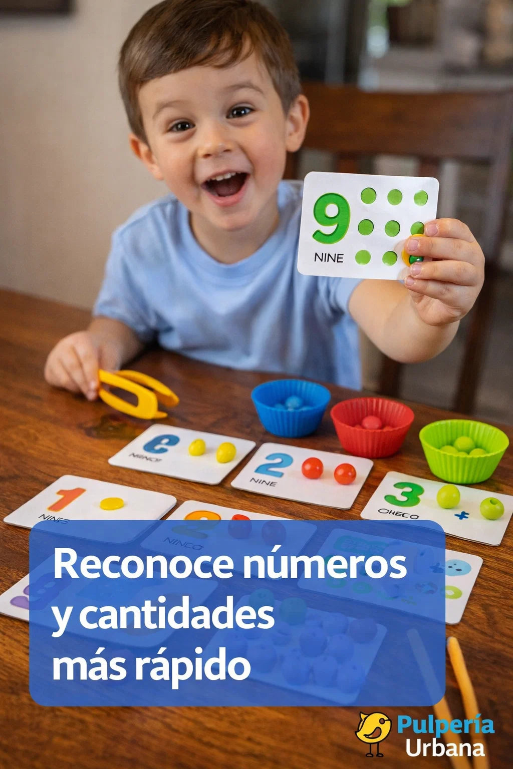 🧮 Juego Montessori de Matemáticas para Niños (3+)