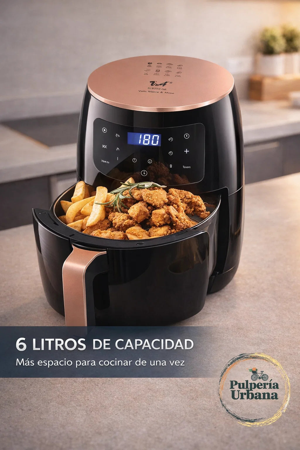 Fryluxe 6 Litros - Menos aceite, más antojo